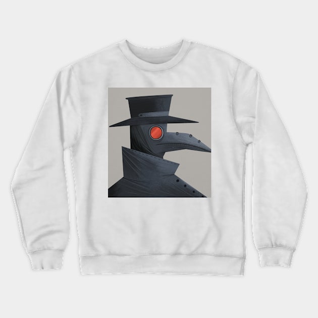 The plague mask Crewneck Sweatshirt by Luis San Vicente 